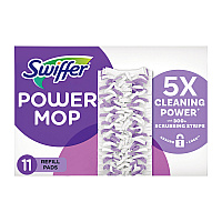 Swiffer PowerMop Mopping Pads, 11.41 x 5.31, 11/Box, 2 Boxes/Carton (12868)