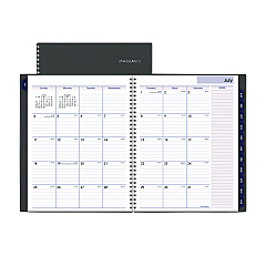 AT-A-GLANCE DayMinder Academic Weekly/Monthly Planners, 11 x 8, Charcoal Cover, 12-Month (July to June): 2022 to 2023 (AYC52045)
