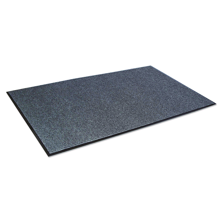 Crown Needle Rib Wipe and Scrape Mat, Polypropylene, 36 x 120, Gray (NR0310GY)