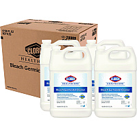 Clorox Healthcare Bleach Germicidal Cleaner, 128 oz Refill Bottle, 4/Carton (68978)