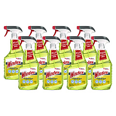 Windex Multi-Surface Disinfectant Cleaner, Fresh Scent, 32 oz Spray Bottle, 8/Carton (322369)