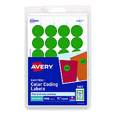 Avery 05463 Color Coding Labels