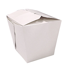 Kari-Out Food Pail, 16 oz, 3.63 x 3 x 3.5, White, Paper, 400/Carton (3103016)
