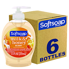 Liquid Hand Soap, Milk And Honey Scent, 7.5 Oz, 6/carton