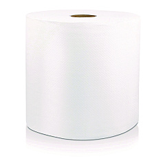Livi VPG Select Hard Wound Roll Towel, 1-Ply, 8" x 800 ft, White, 6/Carton (46529)