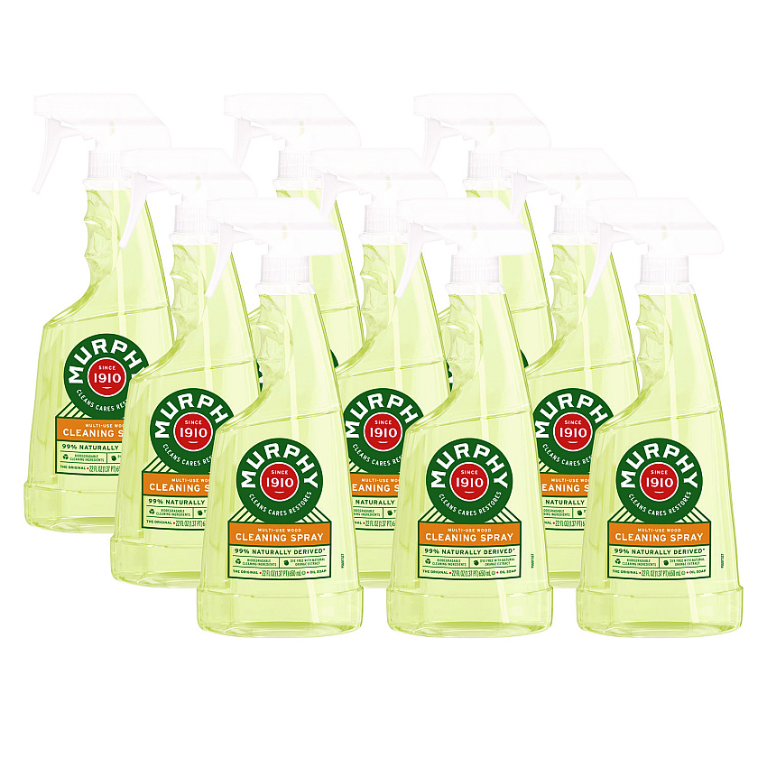 Murphy Oil Soap Spray Formula, All-Purpose, Orange, 22 oz Spray Bottle, 9/Carton (01031)