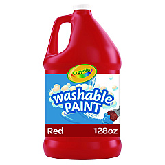 Crayola Washable Paint, Red, 1 gal Bottle (542128038)