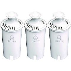 Brita Water Filter Pitcher Advanced Replacement Filters, 3/Pack, 8 Packs/Carton (35503CT)