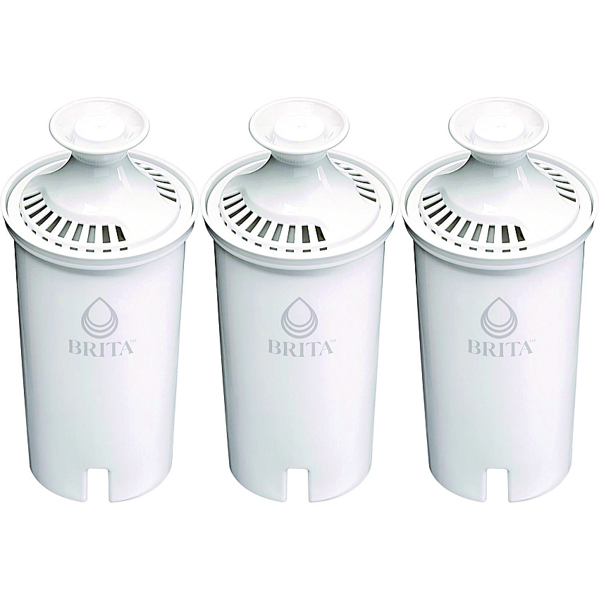 Brita Water Filter Pitcher Advanced Replacement Filters, 3/Pack, 8 Packs/Carton (35503CT)