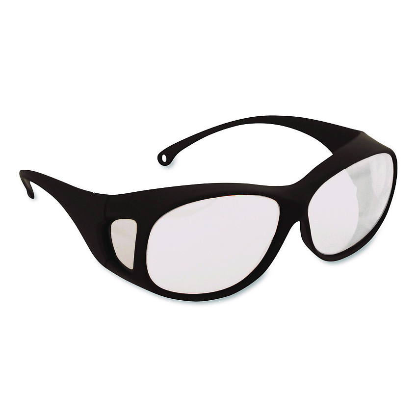 KleenGuard V50 OTG Safety Eyewear, Black Frame, Clear Anti-Fog Lens (20746)