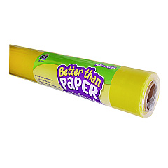 Teacher Created Resources Better Than Paper Bulletin Board Roll, 4 ft x 12 ft, Yellow Gold (77369)