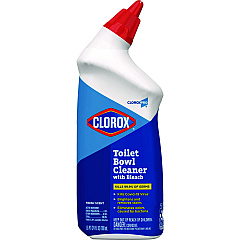 Clorox Toilet Bowl Cleaner with Bleach, Fresh Scent, 24oz Bottle (00031EA)