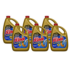 Liquid Plumr Clog Destroyer + PipeGuard, Gel, 80 oz, 6/Carton (00228CT)