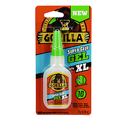 Gorilla Super Glue Gel, 0.88 oz, Dries Clear (102433)