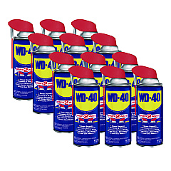 WD-40 Smart Straw Spray Lubricant, 11 oz. Aerosol Can, 12/Carton (490040)