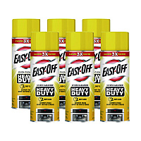 EASY-OFF Heavy Duty Oven Cleaner, Fresh Scent, Foam, 14.5 oz Aerosol Spray, 6/Carton (87980)