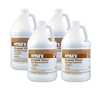 Misty Dust Mop Treatment, Attracts Dirt, Non-Oily, Grapefruit Scent, 1gal, 4/Carton (1003411)