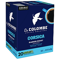 La Colombe Coffee K-Cup Pods, Corsica Dark Roast, 20/Box (0328)