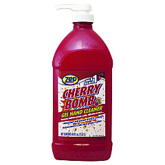 Zep Commercial Cherry Bomb Gel Hand Cleaner, Cherry Scent, 48 oz Pump Bottle (ZUCBHC484EA)