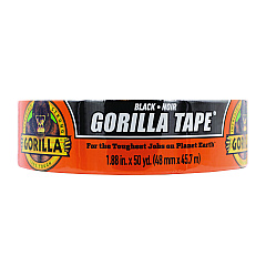 Gorilla Tape, 3" Core, 1.88" x 50 yds, Black (108084)