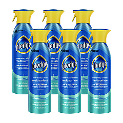 Pledge Multi-Surface Everyday, Rainshower, 9.7 oz Aerosol Spray, 6/Carton (339851)