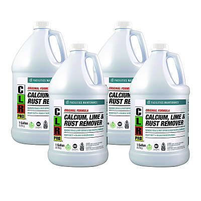 CLR PRO Calcium, Lime and Rust Remover, 1 gal Bottle, 4/Carton (CL4PRO)