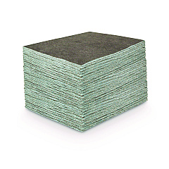 TOOLBOX DuraSoak Universal Sorbents Medium Duty Pad, 0.26 gal, 15 x 19, 100/Carton (23200)