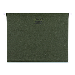 Universal Hanging File Folders, Letter Size, 1/5-Cut Tabs, Standard Green, 25/Box (UNV14115)