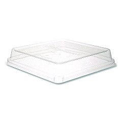 Eco-Products Renewable and Compostable Lids, 8.8 x 8.8 x 1.64, Clear, Plastic, 200/Carton (EPSCS9SLID)