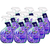 Clorox Scentiva Multi Surface Cleaner, Tuscan Lavender and Jasmine, 32 oz, 9/Carton (60523CT)