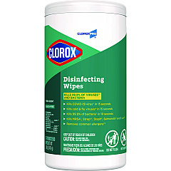 Clorox Disinfecting Wipes, 7 x 8, Fresh Scent, 75/Canister (15949EA)