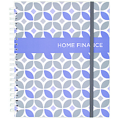 AT-A-GLANCE Day Runner Monthly Home Finance Organizer, 5 Column Format, Black/Green/White Cover, 11 x 9 Sheets, 30 Sheets/Book (854431)