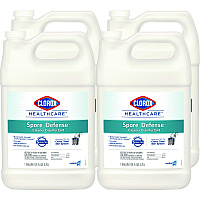 Clorox Healthcare Spore Defense, Closed System, 1 gal Bottle, 4/Carton (32122)