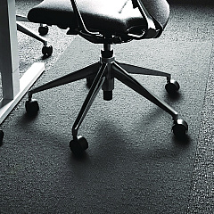 Floortex Cleartex Ultimat XXL Polycarb Square Office Mat for Carpets, 59 x 79, Clear (1115020023ER)