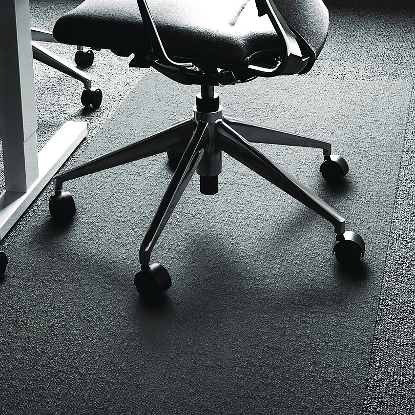 Floortex Cleartex Ultimat XXL Polycarb Square Office Mat for Carpets, 59 x 79, Clear (1115020023ER)