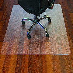 Floortex Cleartex Ultimat Polycarbonate Chair Mat for Hard Floors, 48 x 60, Clear (ER1215219ER)