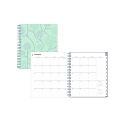 Blue Sky Rue Du Flore Monthly Planner, Rue Du Flore Artwork, 10 x 8, Jade/Lavender Cover, 12-Month (Jan to Dec): 2023 (101605)