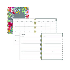 Blue Sky Sophie Frosted Weekly/Monthly Planner, Sophie Floral Artwork, 11 x 8.5, Multicolor Cover, 12-Month (Jan to Dec): 2023 (140087)