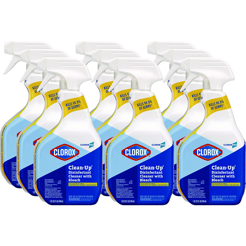 Clorox Pro Clorox Clean-up, 32 oz Smart Tube Spray, 9/Carton (35417CT)