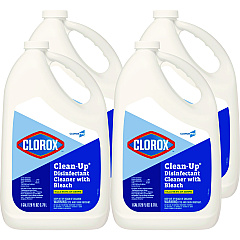 Clorox Pro Clorox Clean-up, Fresh Scent, 128 oz Refill Bottle, 4/Carton (35420CT)