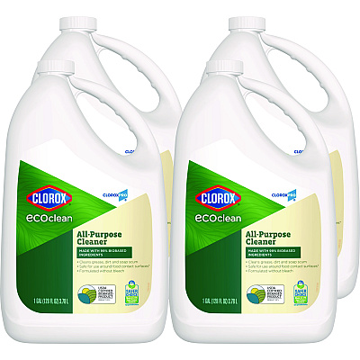 Clorox Pro EcoClean All-Purpose Cleaner, Unscented, 128 oz Bottle, 4/Carton (60278CT)