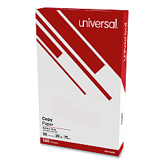 Universal Copy Paper, 92 Bright, 20 lb Bond Weight, 8.5 x 14, Legal Size, White, 500 Sheets/Ream (UNV24200RM)