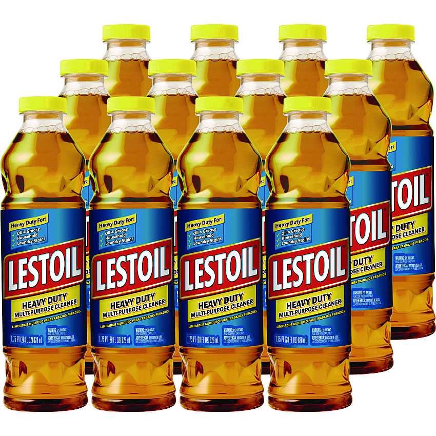 Lestoil Heavy Duty Multi-Purpose Cleaner, Pine, 28 oz Bottle, 12/Carton (33910)