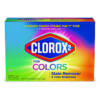 Clorox 2 Stain Remover and Color Booster Powder, Original, 49.2 oz Box, 4/Carton (03098)