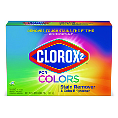 Clorox 2 Stain Remover and Color Booster Powder, Original, 49.2 oz Box, 4/Carton (03098)