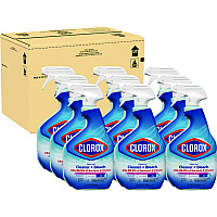 Clorox Clean-Up Cleaner + Bleach, 32 oz Spray Bottle, Fresh Scent, 9/Carton (30197)