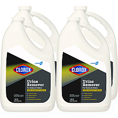 Clorox Urine Remover for Stains and Odors, 128 oz Refill Bottle, 4/Carton (31351CT)