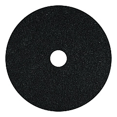 Americo Stripping Pads, 12" Diameter, Black, 5/Carton (400112)