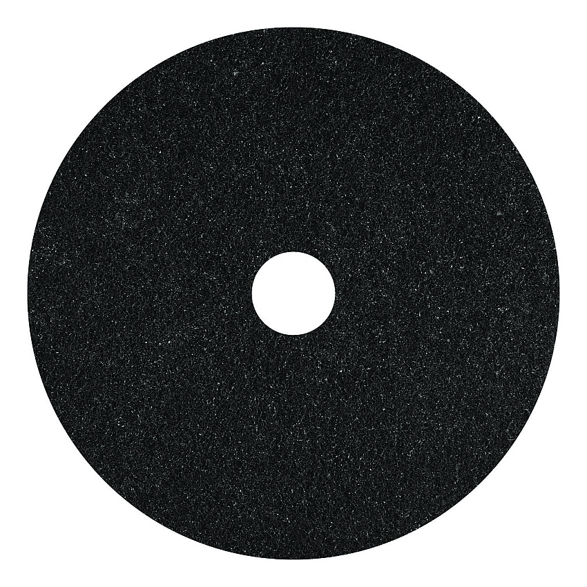 Americo Stripping Pads, 15" Diameter, Black, 5/Carton (400115)