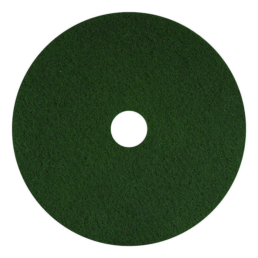 Americo Scrubbing Pads, 16" Diameter, Green, 5/Carton (400316)